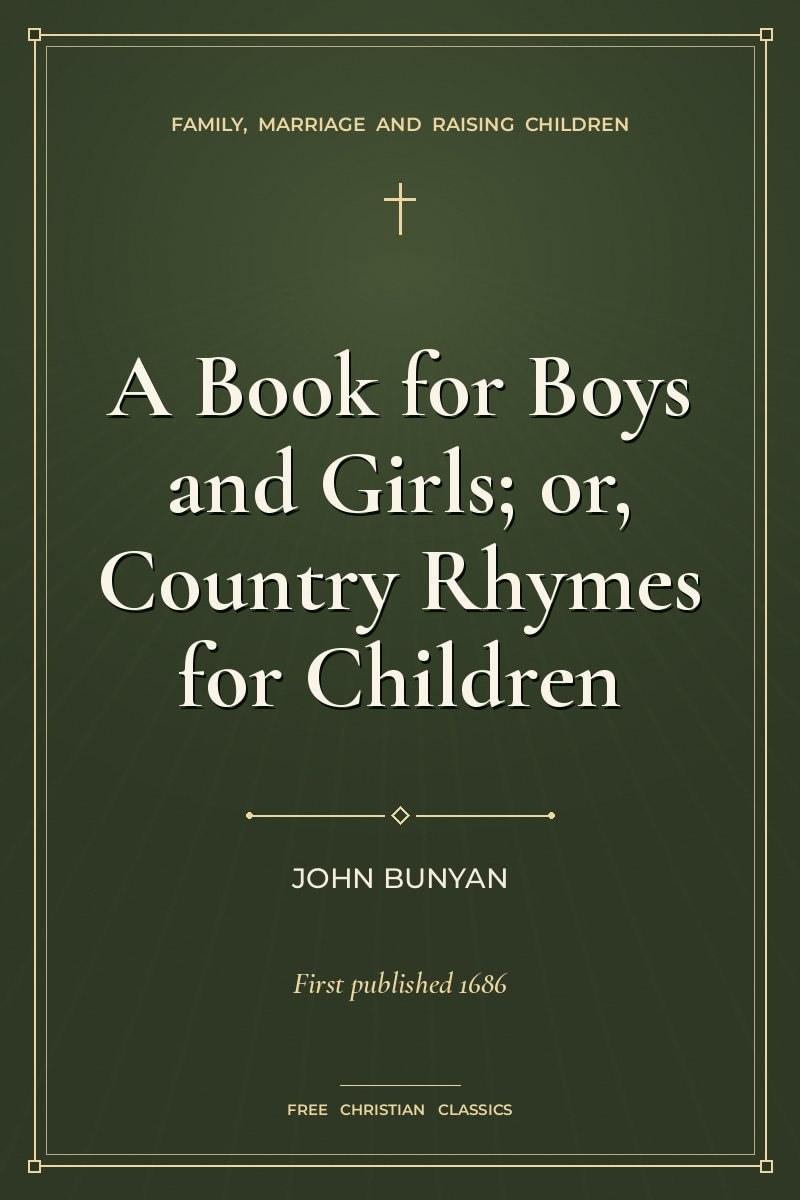Cover of A Book for Boys and Girls; or, Country Rhymes for Children